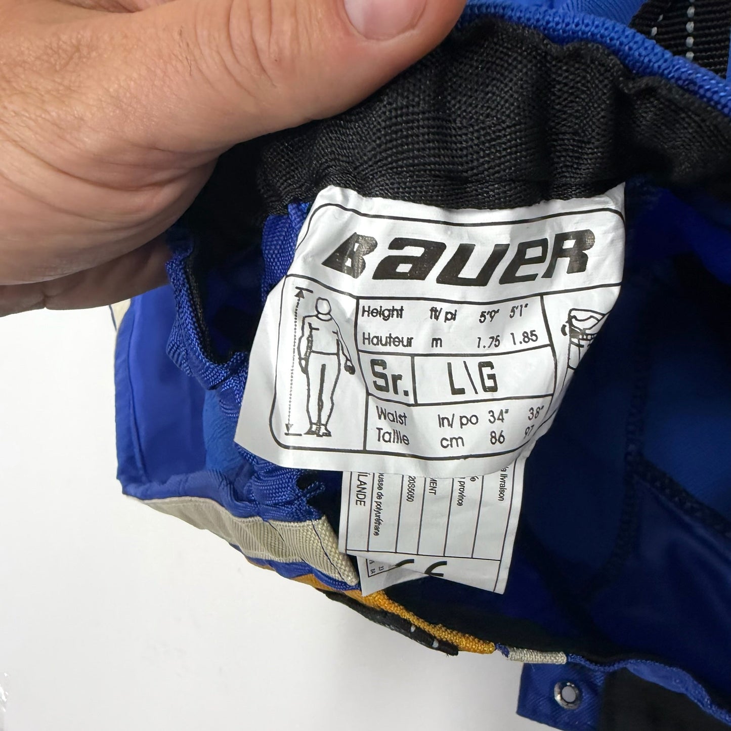 New STL Blues Winter Classic Bauer Pant Shell | Large | AB746