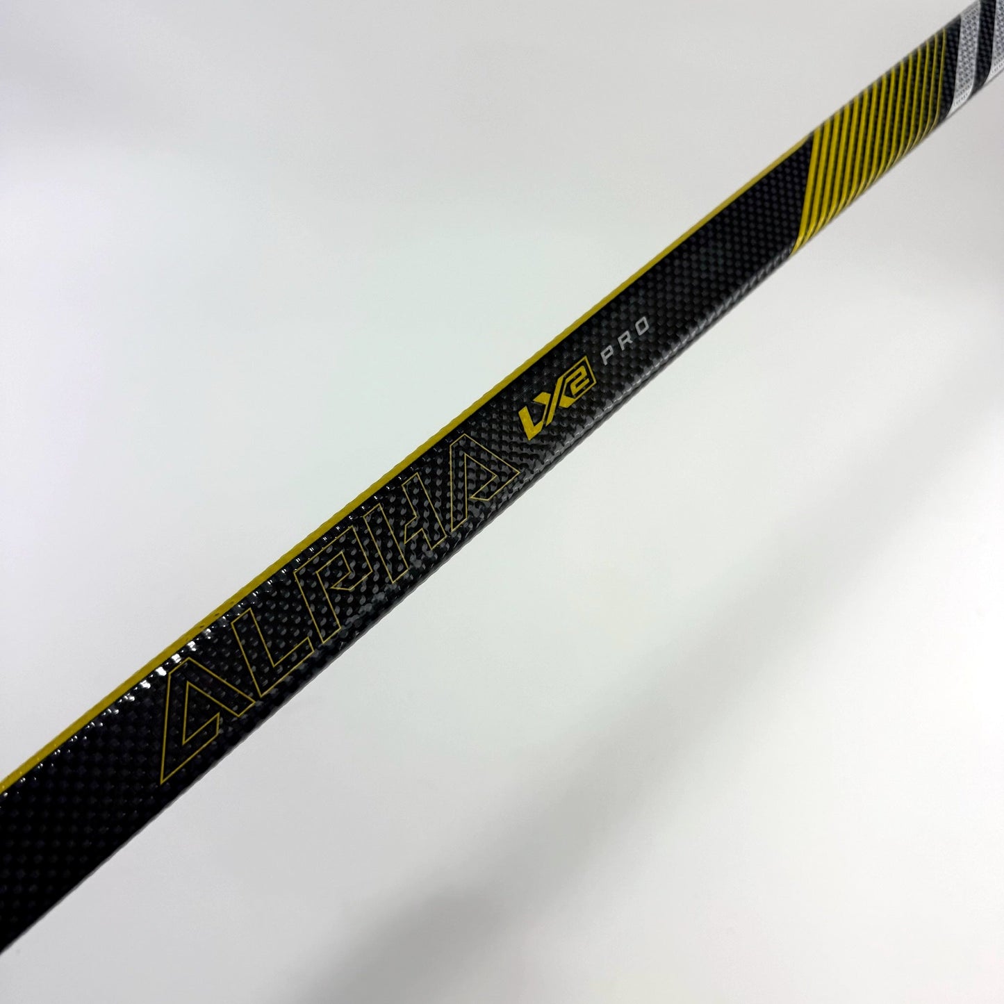 Used Left Yellow Warrior Alpha LX2 Pro | 85 Flex P28 Curve Grip | F361