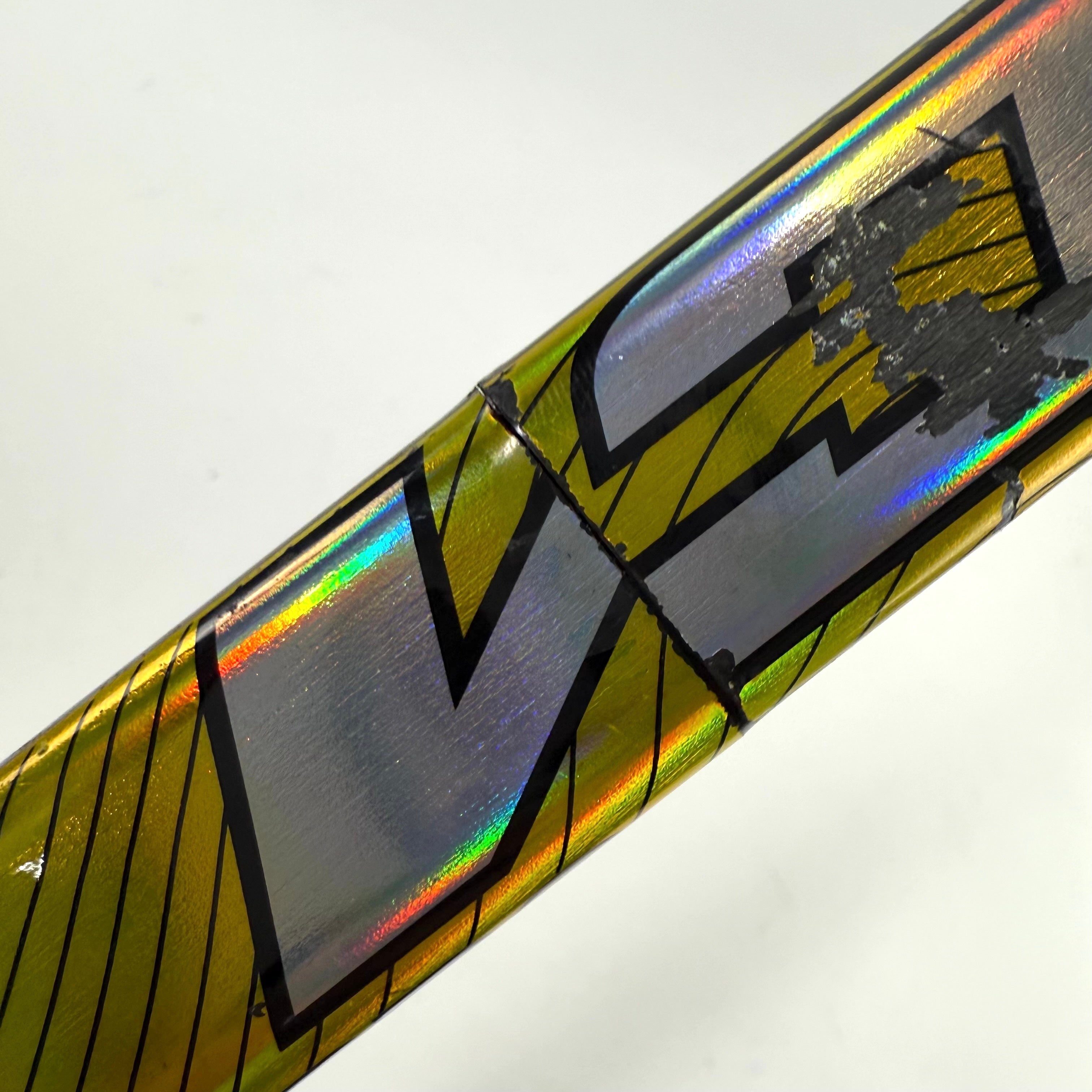 Repaired Regular Gold CCM XF Pro Goalie Stick | 26" Paddle W31 Curve | D27