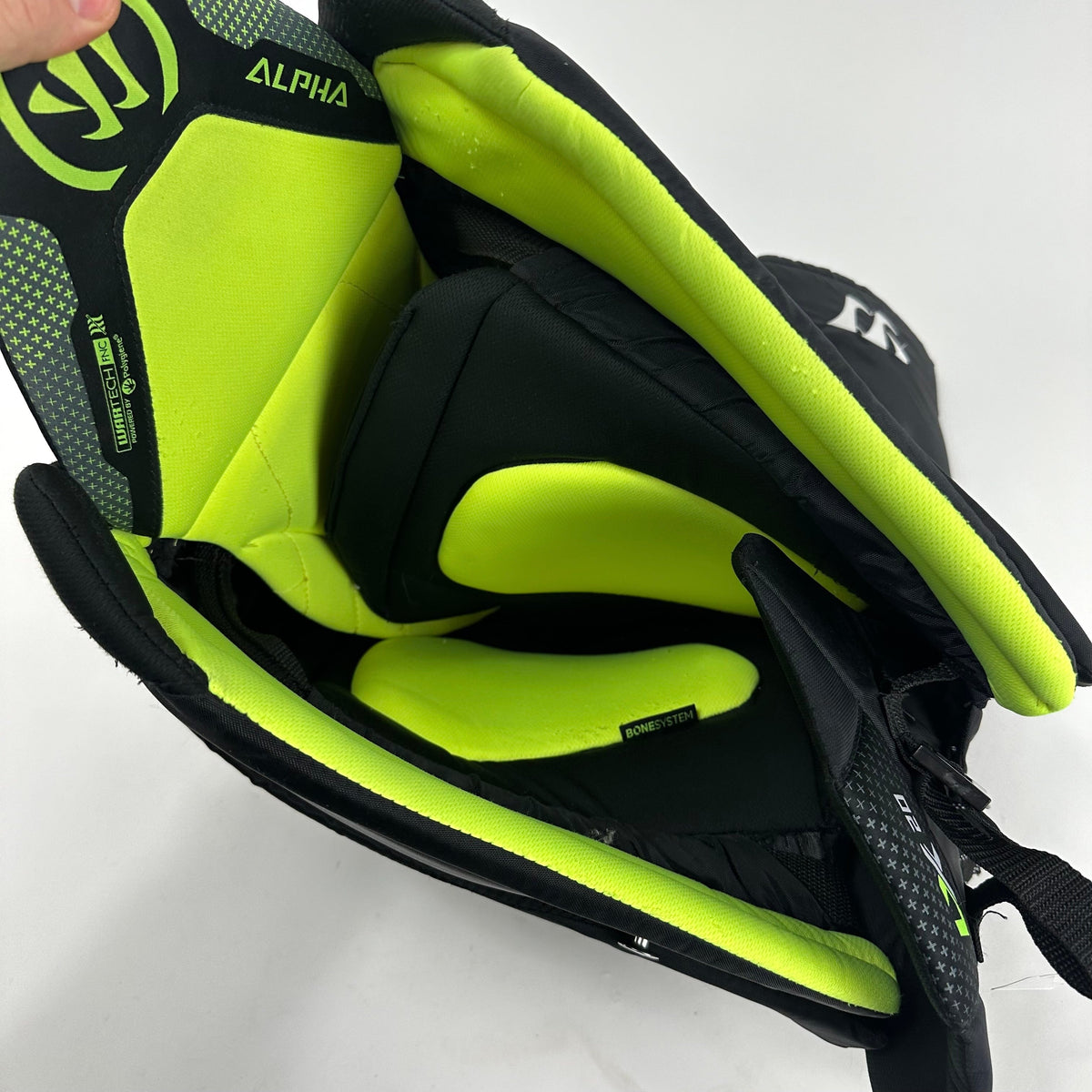 Used Once Black Warrior Alpha LX 20 Pants | Senior Large | L575 - Top Flight Hockey
