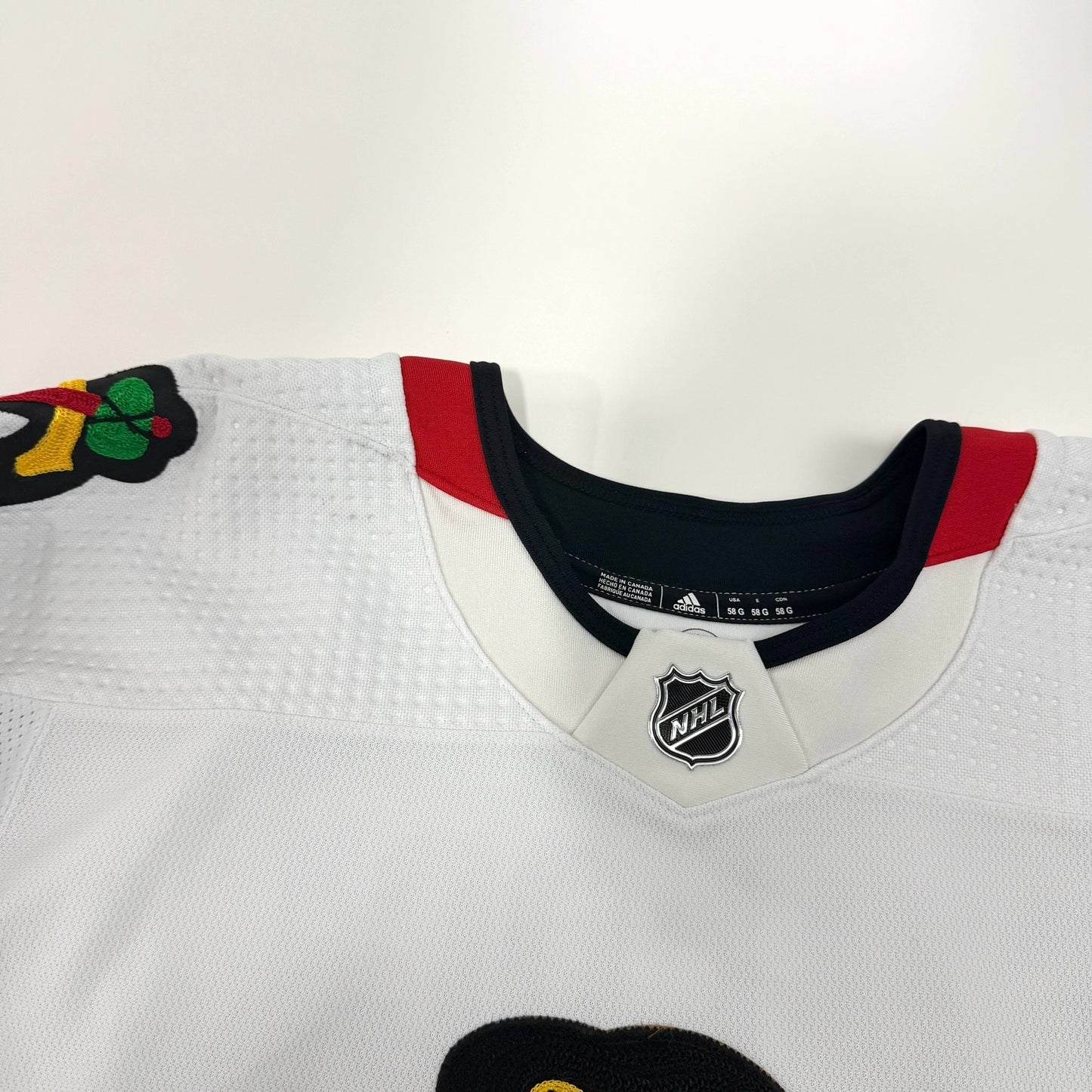 Alex Stalock #32 Away Chicago Blackhawks Game Worn Jersey 2022-2023, Set 2 | 2665-25516