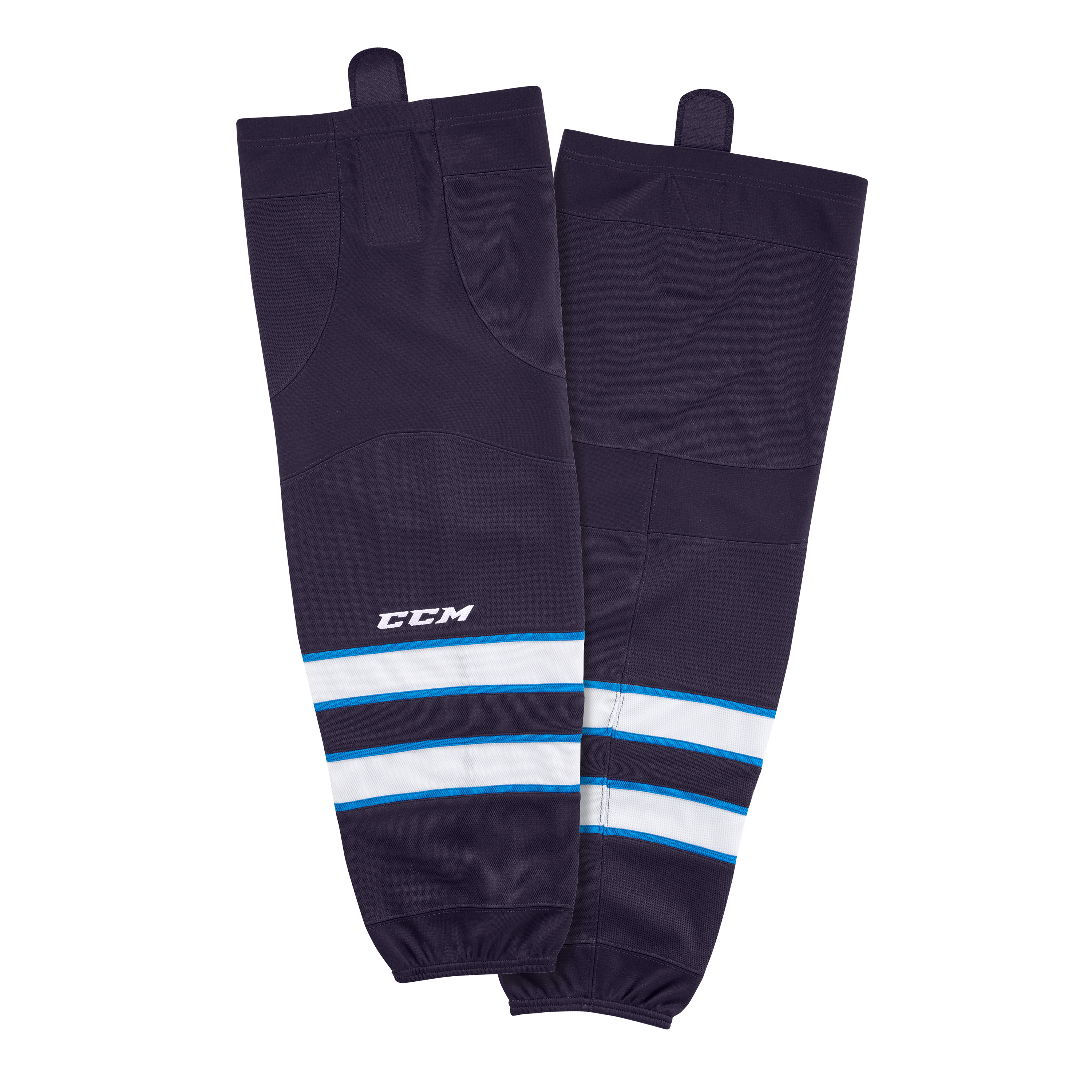 Brand New - Winnipeg Jets Home CCM Quicklite 8000 Hockey Socks - Intermediate - Top Flight Hockey