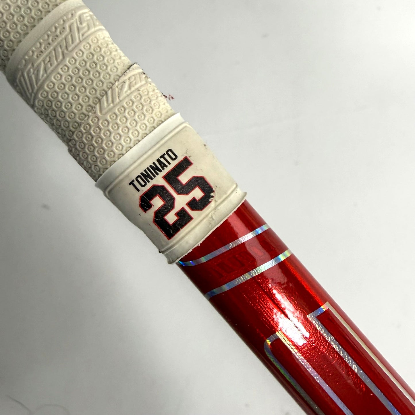 Used Left Red Bauer Nexus Tracer | 87 Flex Custom P88 Curve Grip | Toninato | BH149