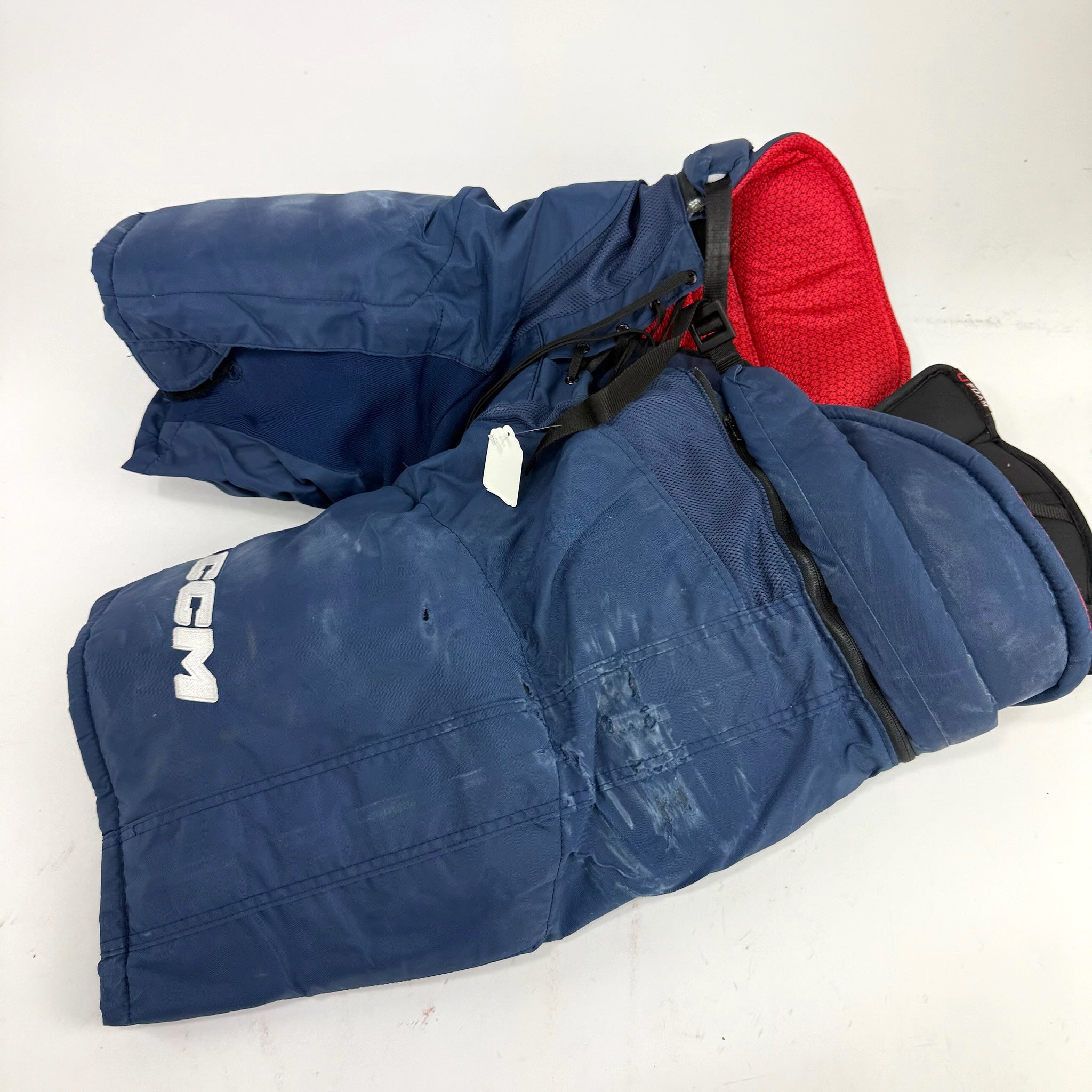 Used Navy CCM HP45X Pants | L +1" | F473 - Top Flight Hockey