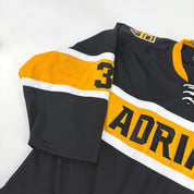 Black Adrian College Game Jersey | Size 58 Goalie | #35