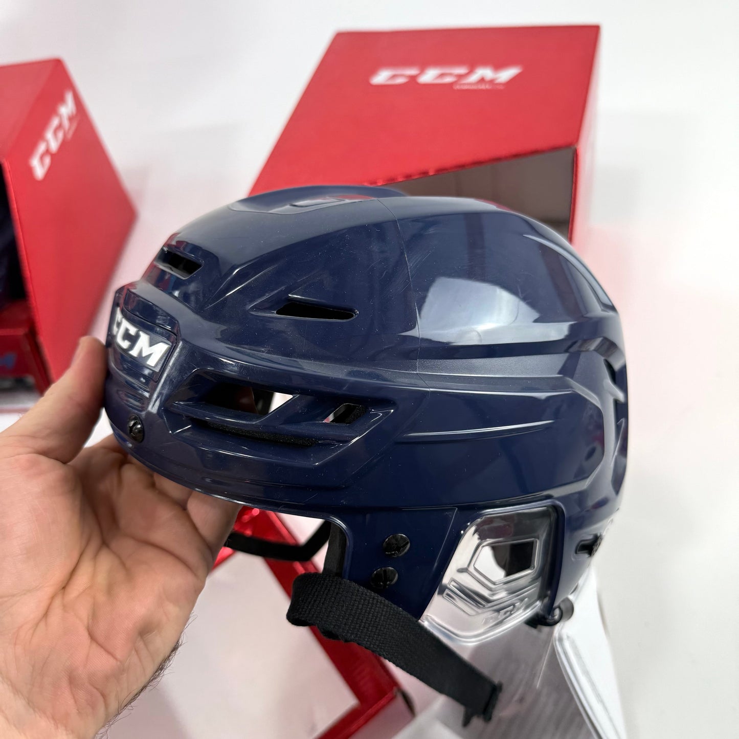 New Navy CCM Resistance Helmet | Small