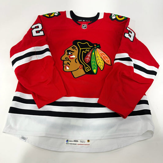 Philipp Kurashev #23 Home Chicago Blackhawks Game Worn 2022-2023, Set 2 | Size 56 | 8620-25495