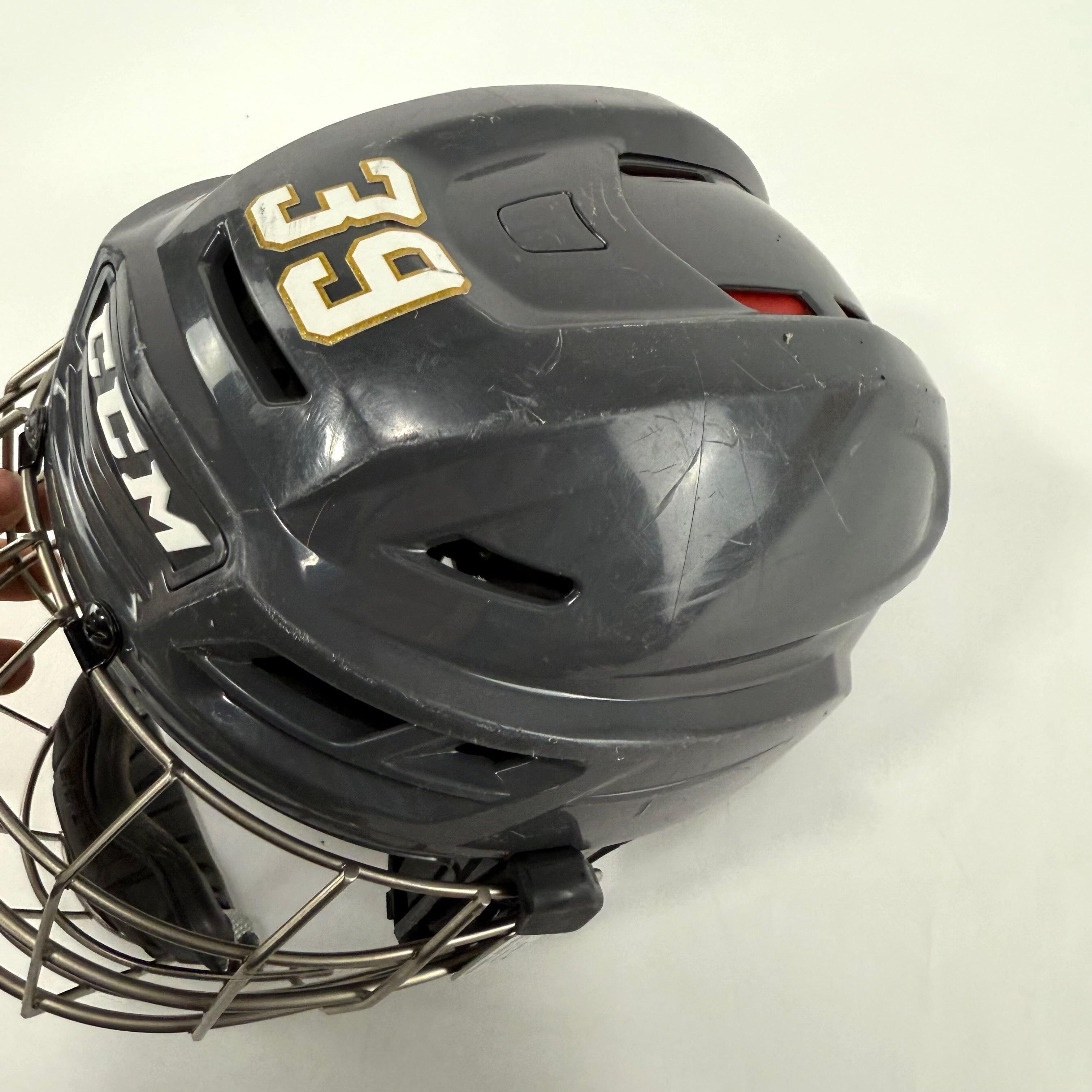 Used Vegas Grey CCM Resistance Helmet | Medium | U269