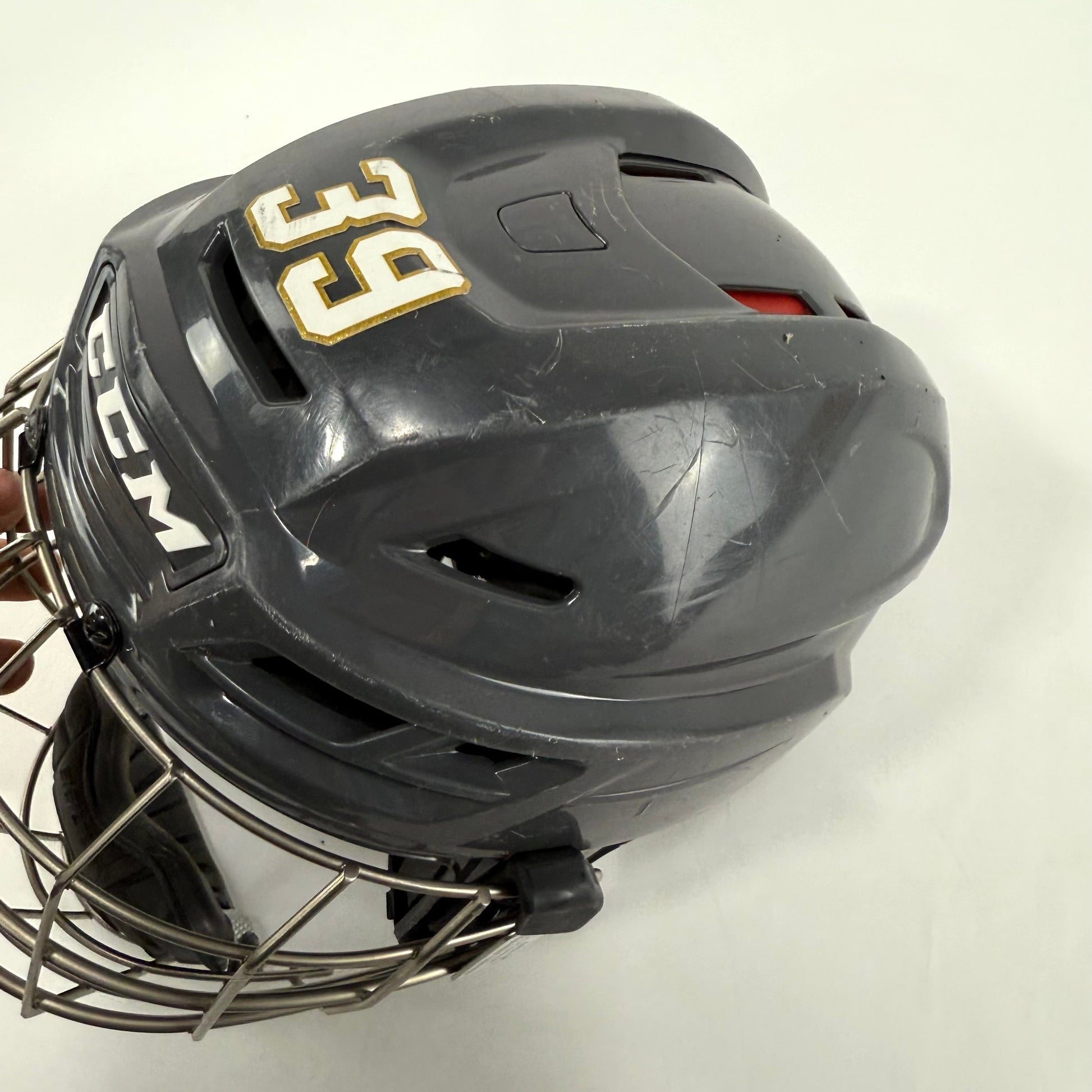 Used Vegas Grey CCM Resistance Helmet | Medium | U269 - Top Flight Hockey