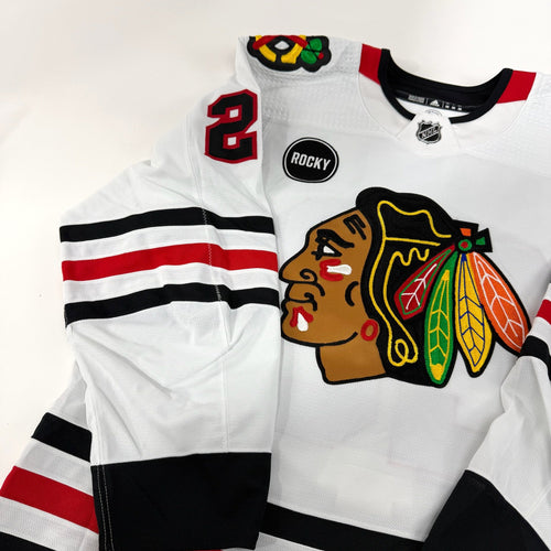Antti Saarela #26 Away Chicago Blackhawks Team Issued Jersey 2023-2024 | 25632 - Top Flight Hockey