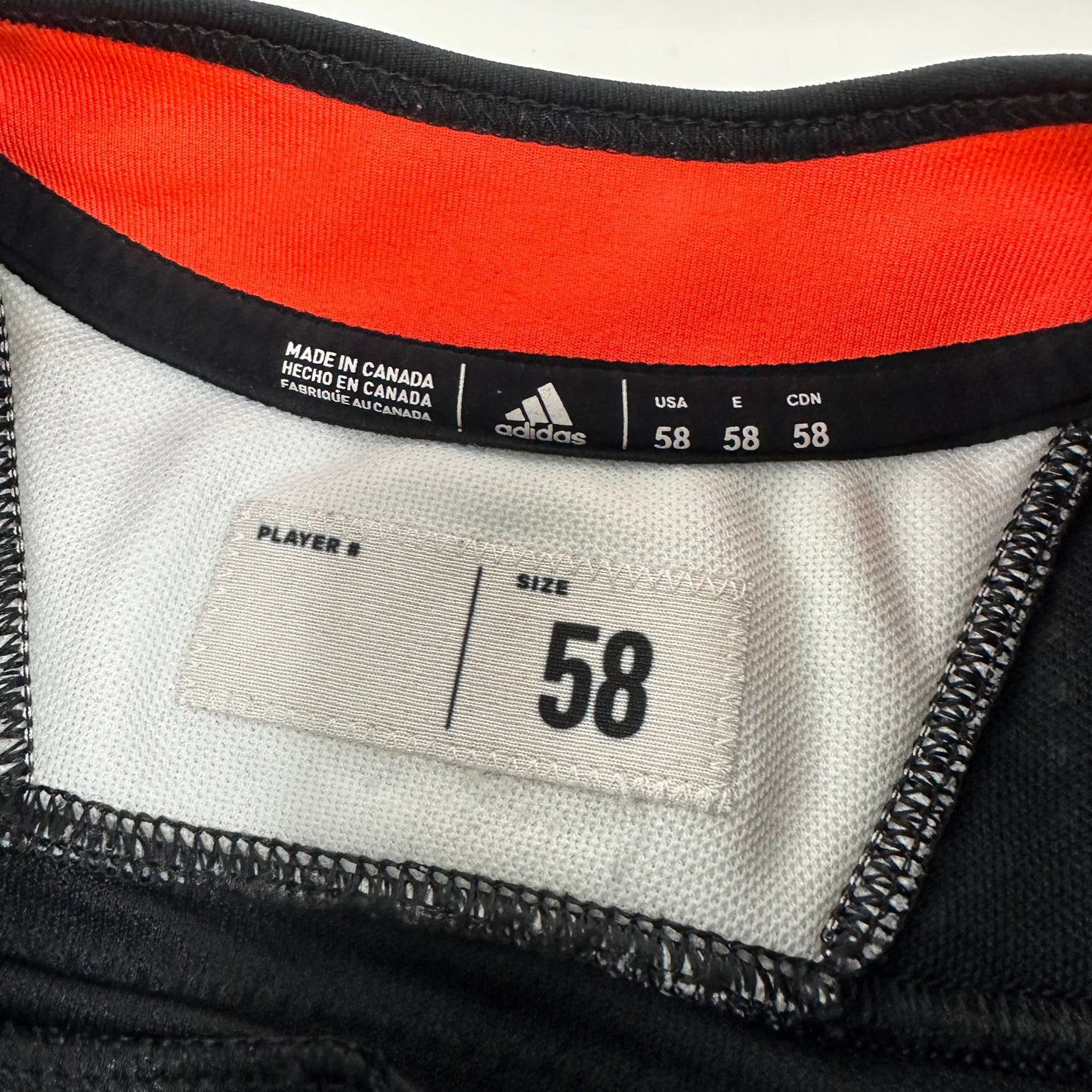 FELCHMAN #75 - Black Chicago Blackhawks Practice Jersey - Adidas MIC Size 58