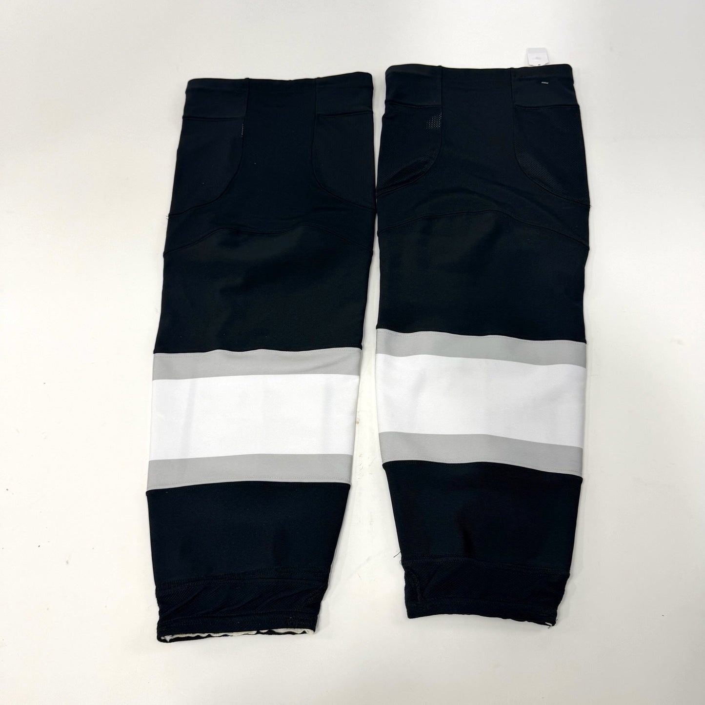 Used Black Kevlar Reebok LA KINGS Socks | Senior Large | AB840