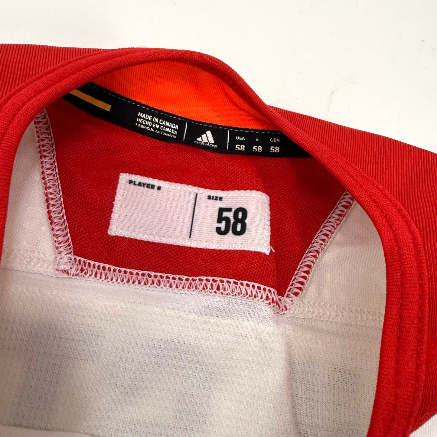 Used White Chicago Blackhawks Adidas MIC Practice Jersey | Size 58 | Dahlstrom #16