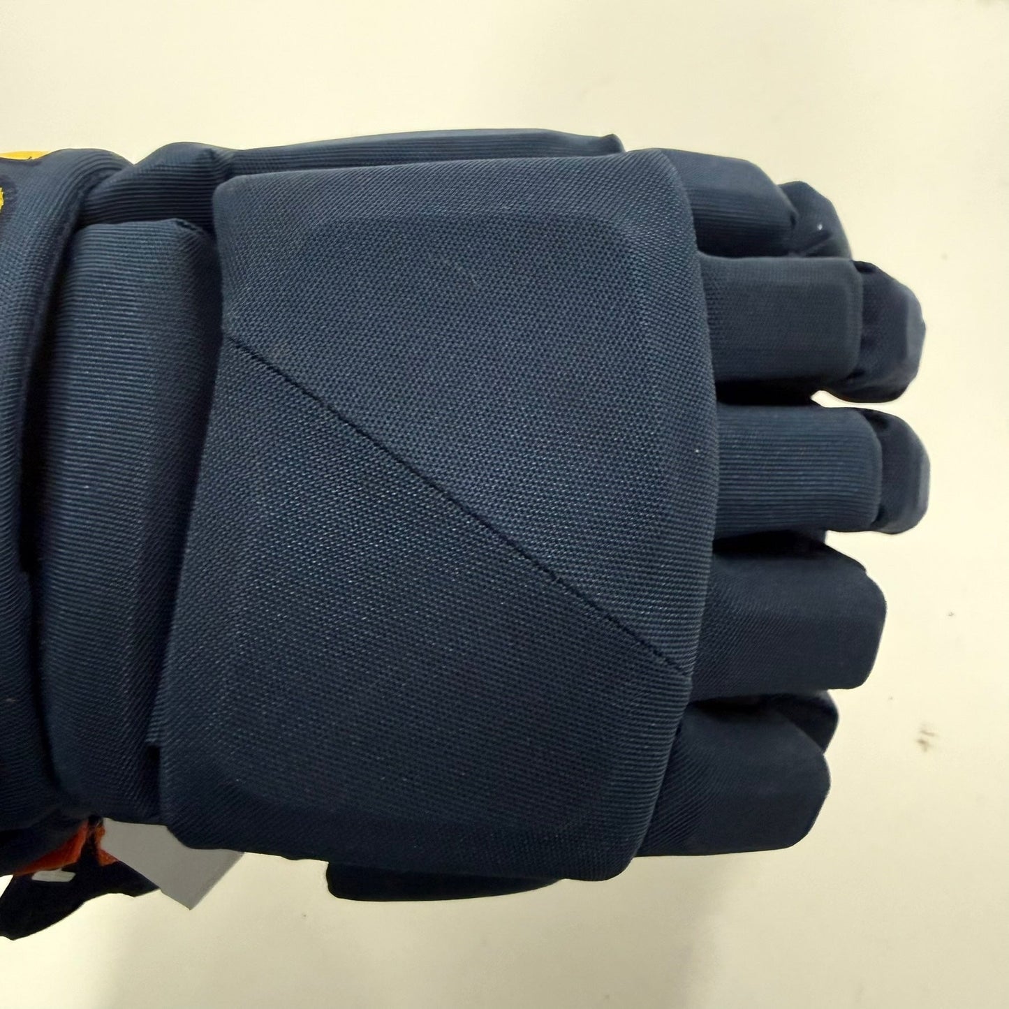 New Navy and Yellow CCM HPG43 Gloves | 15" | #A51 - Top Flight Hockey
