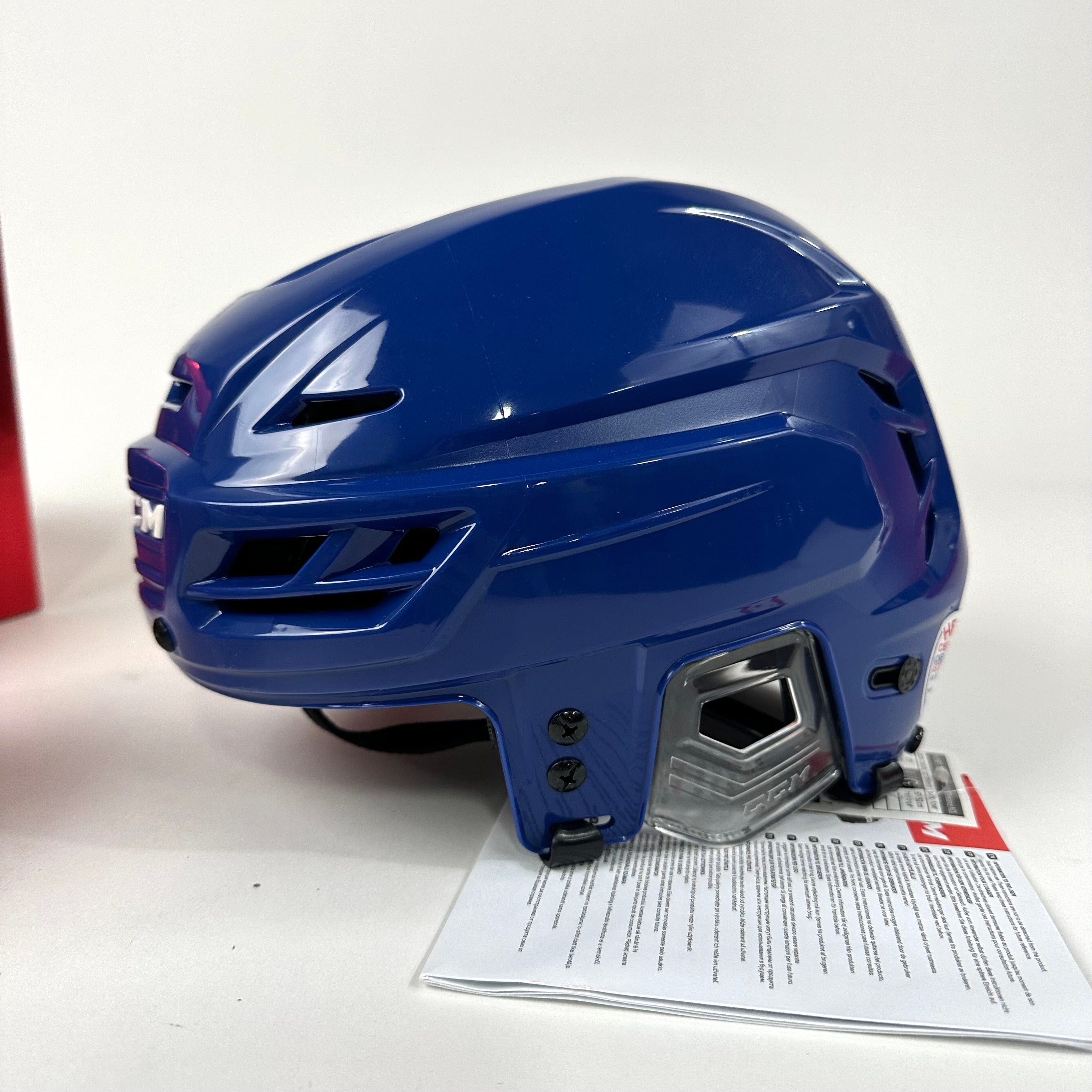 Brand New CCM Resistance Helmet in Box - Royal Blue - Large #CCM385