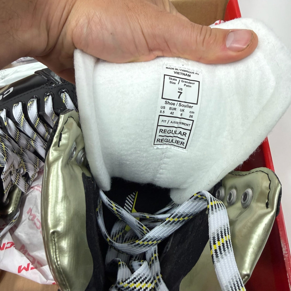 New CCM Tacks AS580 Skates | 7 R | AB107 - Top Flight Hockey