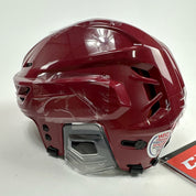 Brand New Small CCM Tacks 710 Burgundy Helmet - Top Flight Hockey