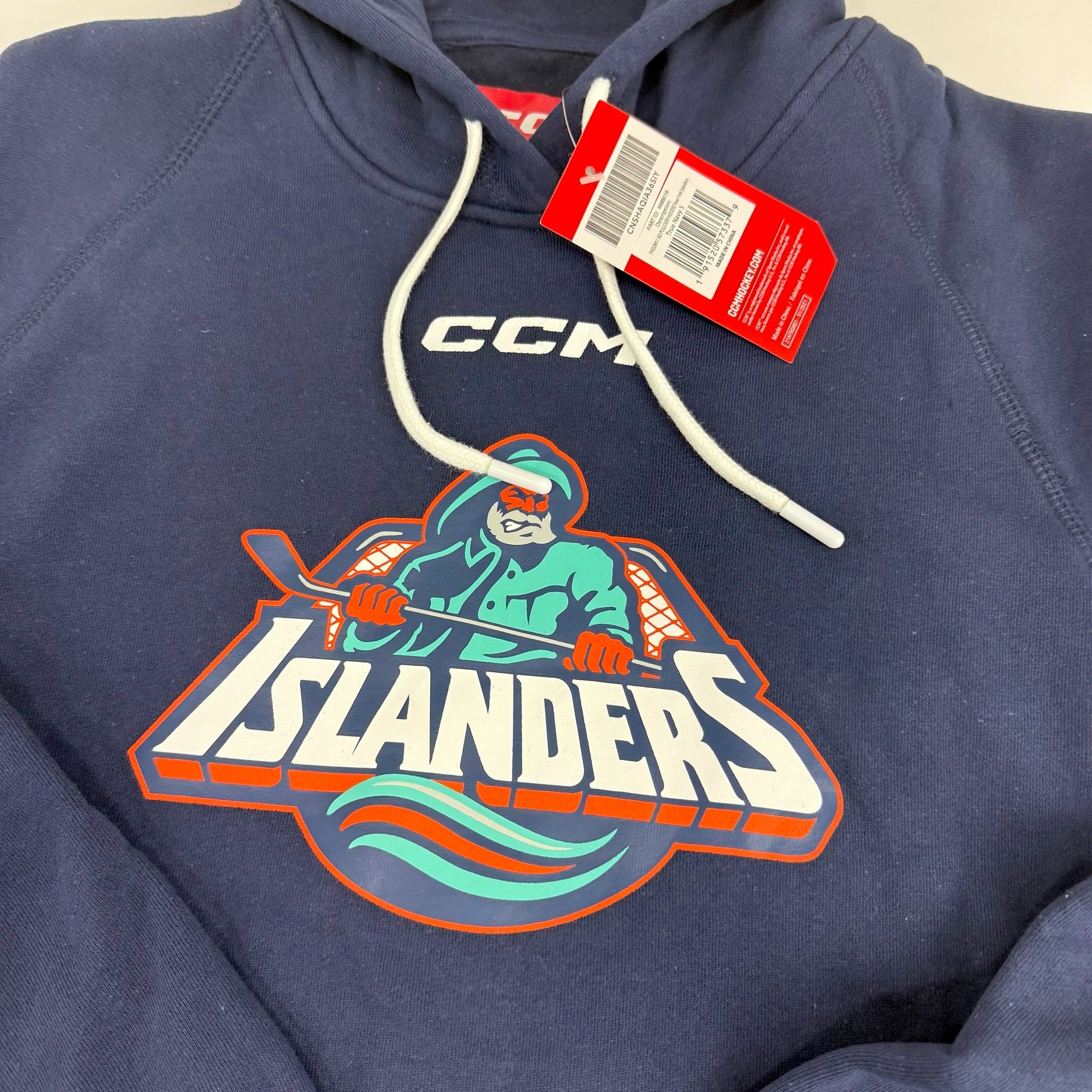 New CCM New York Islanders Pullover Hoodie | Senior S | #191520573379 - Top Flight Hockey