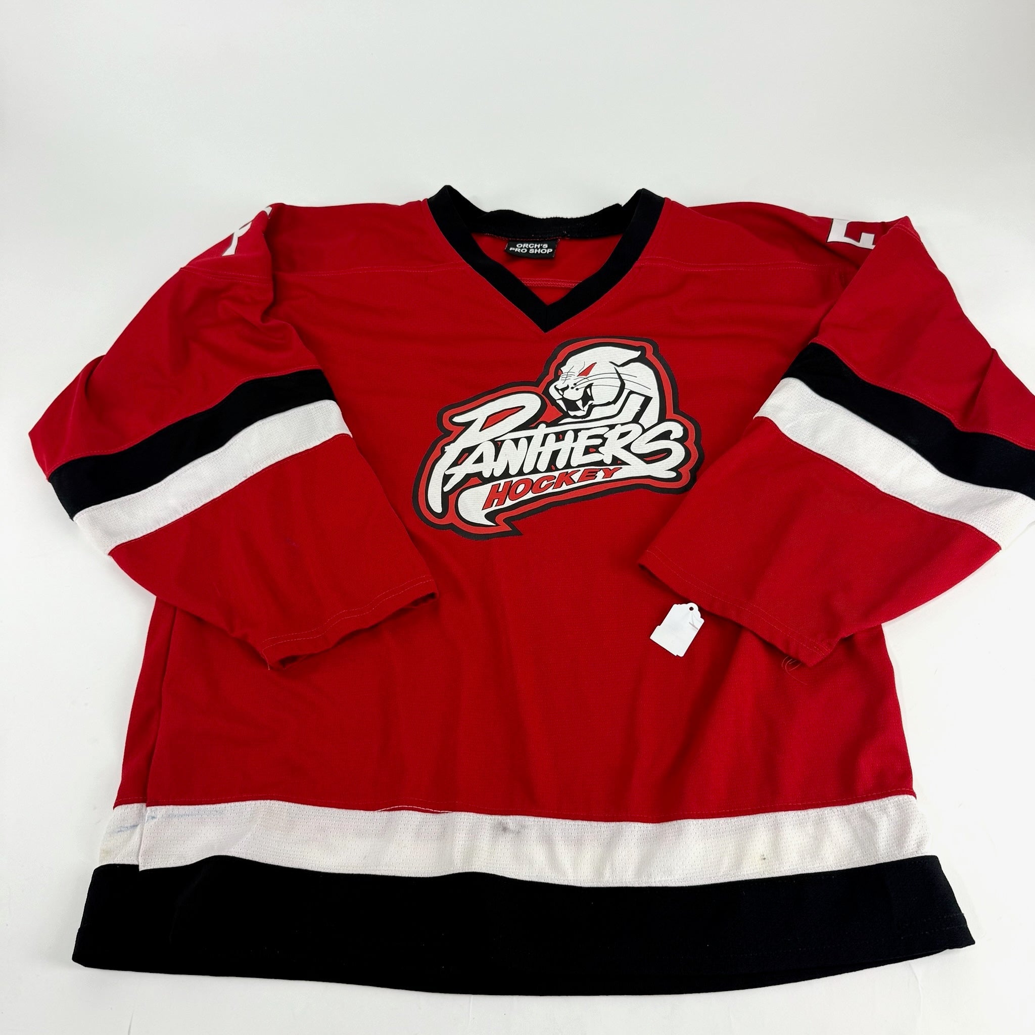 Used Red Panthers Jersey | Senior Large | B592 - Top Flight Hockey