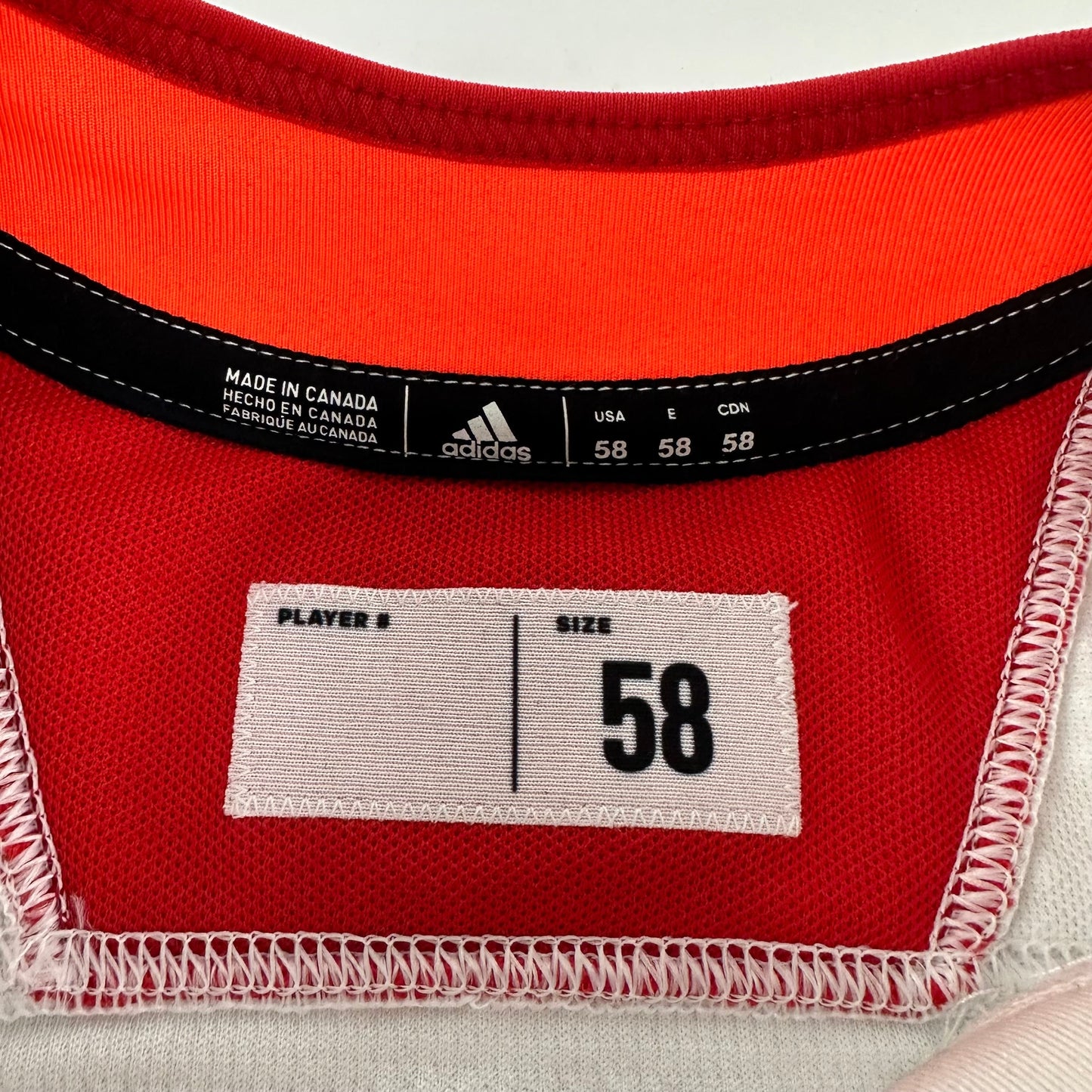 HOWARTH #45 - White Chicago Blackhawks Camp / Practice Jersey - Adidas MIC Size 58