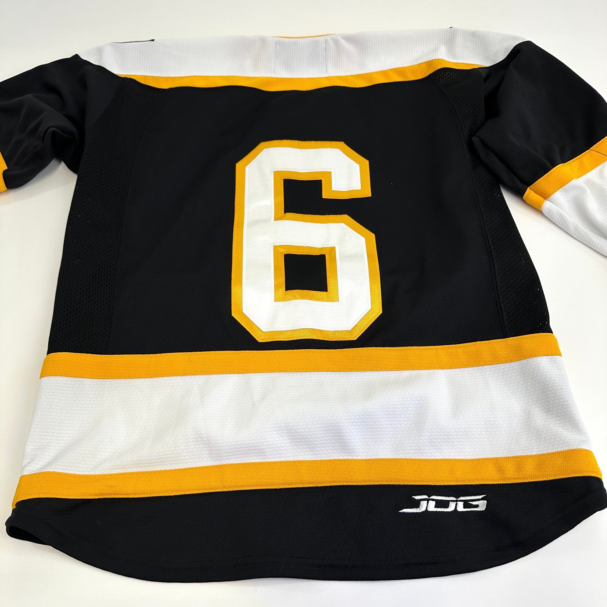 Used Adrian College Black Womens JOG Game Jersey | Size Small-48 | #6 - Top Flight Hockey
