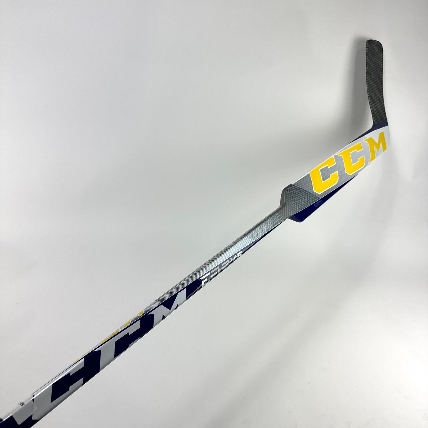New Regular CCM EFlex 5 Pro Goalie Stick | Gold Blue | 26" Paddle | P4 Curve | Hofer | M526 - Top Flight Hockey