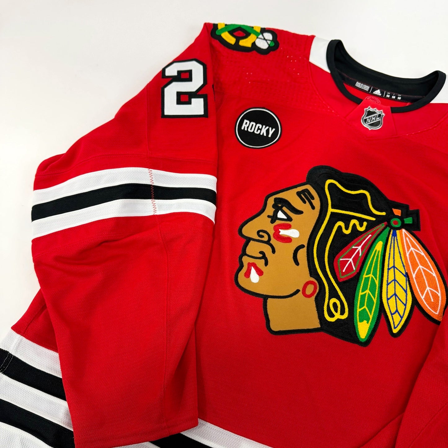 Jaycob Megna #24 Home Chicago Blackhawks Team Issued Jersey 2023-2024 | 25650