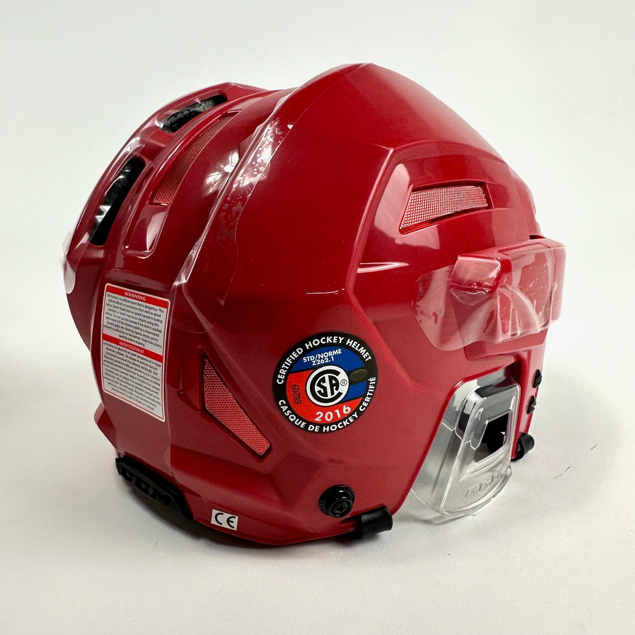 Brand New Large Red CCM Fitlite 3DS Helmet