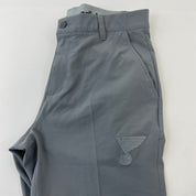 Brand New Grey Adidas Golf Pants - St. Louis Blues Logo | #X497