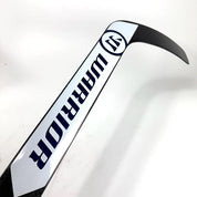 New Regular White/Navy Warrior Ritual V4 Goalie Stick | 25.5" Paddle W31 Curve | R303 - Top Flight Hockey