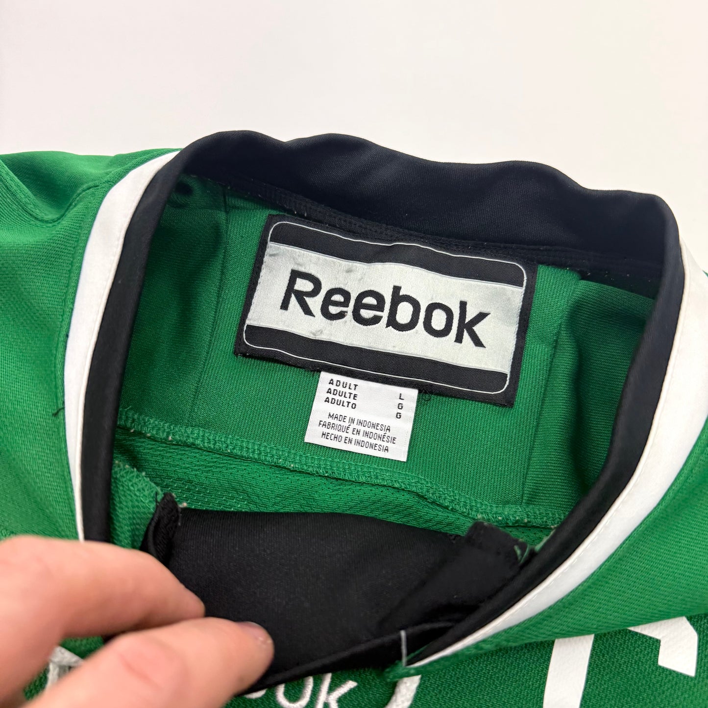 Used Green Reebok Cow Jersey | Large | A108