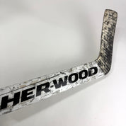 Used Regular Sherwood T80 Goalie Stick | 26" Paddle Wedge Curve | E717 - Top Flight Hockey