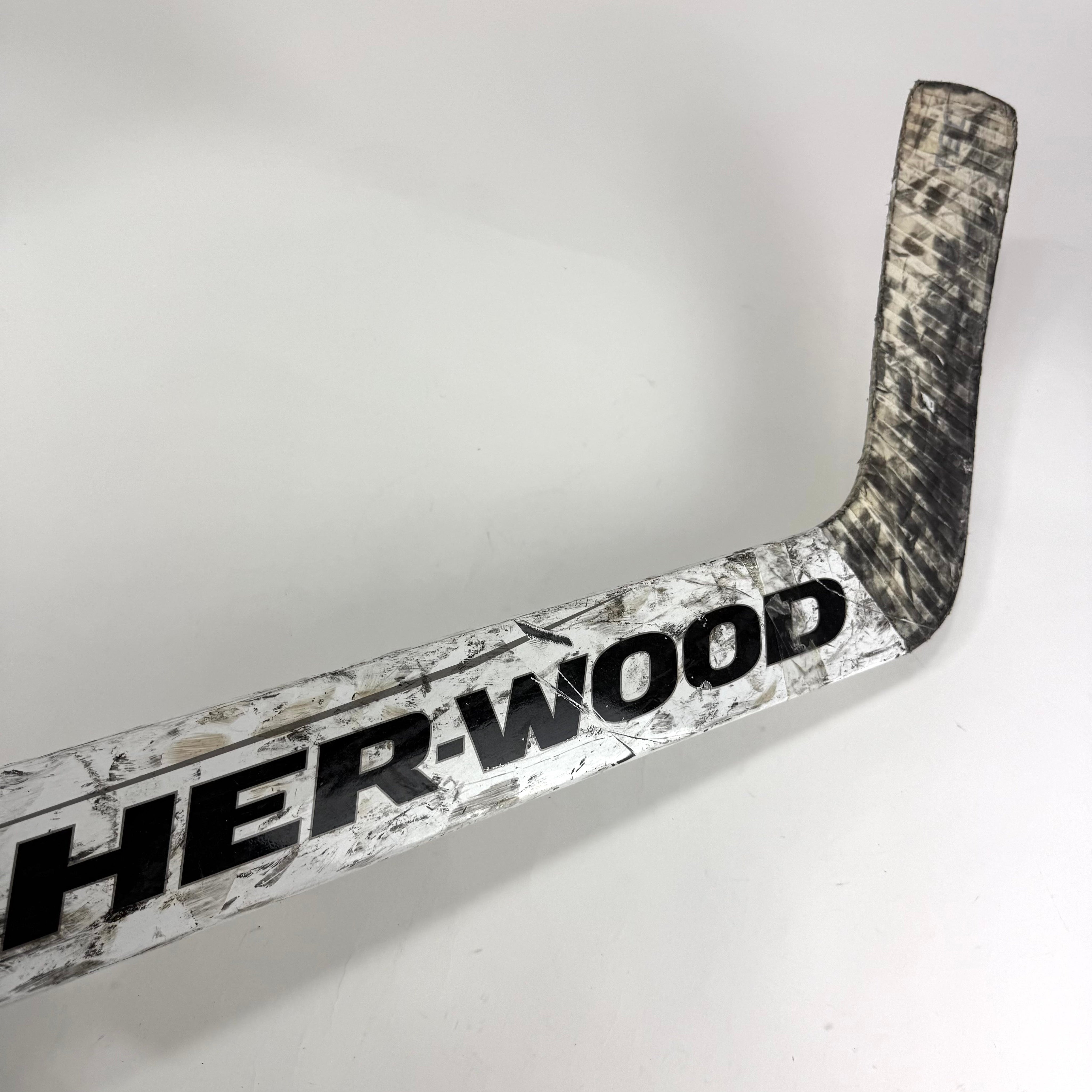 Used Regular Sherwood T80 Goalie Stick | 26" Paddle Wedge Curve | E717 - Top Flight Hockey