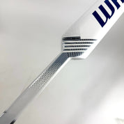 New Blue/Yellow Warrior Ritual V2 Pro + Goalie Stick | 24" Paddle Heel Curve | Binnington | R299 - Top Flight Hockey