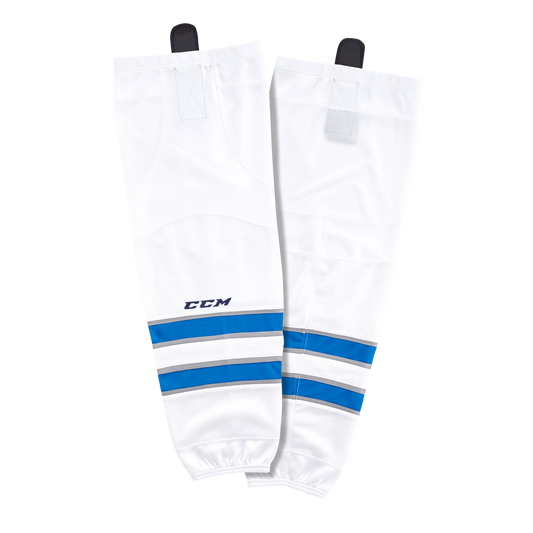 Brand New - Winnipeg Jets Away CCM Quicklite 8000 Hockey Socks - Junior