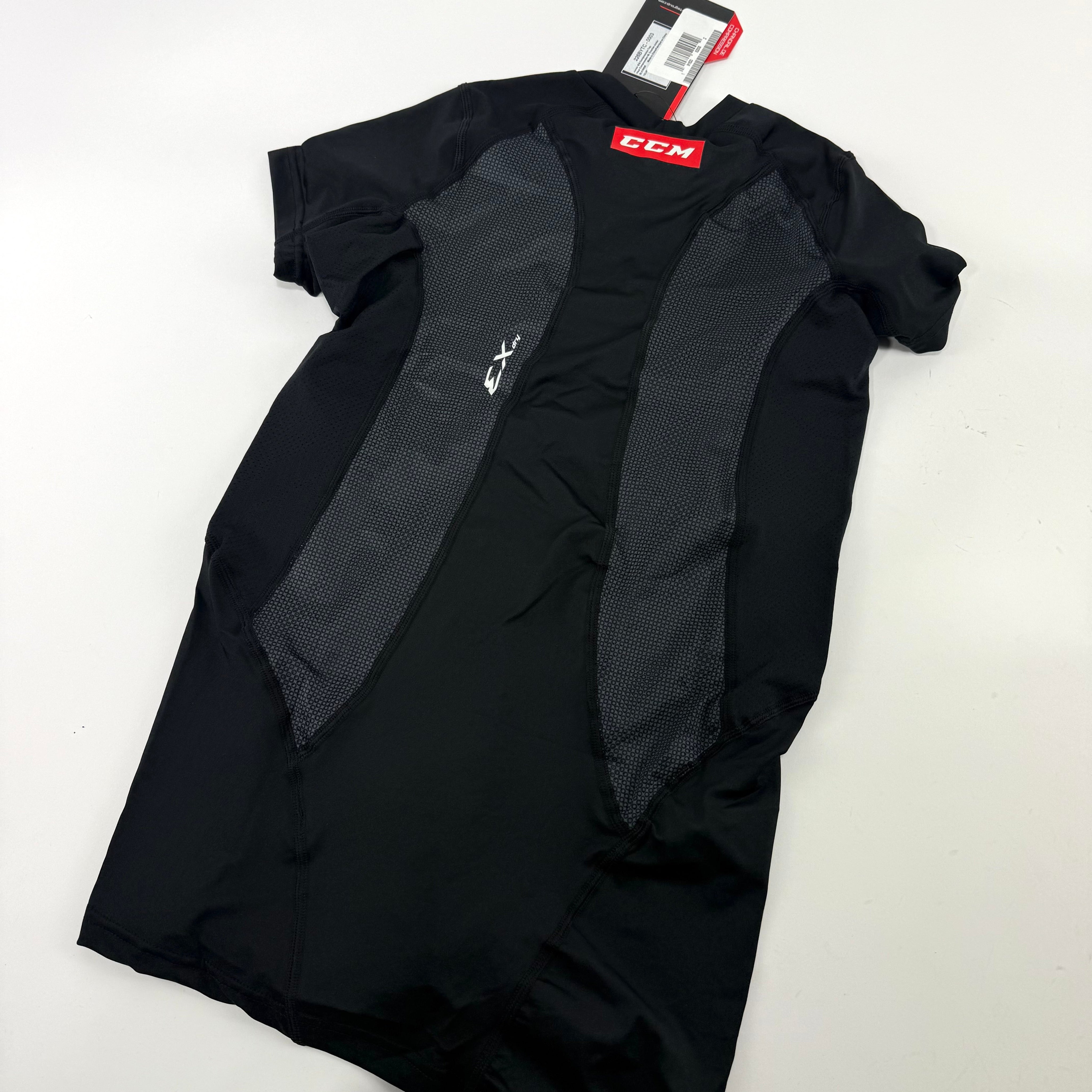 New Black Youth Short Sleeve Compression Shirt | Youth S | #191520520052 - Top Flight Hockey