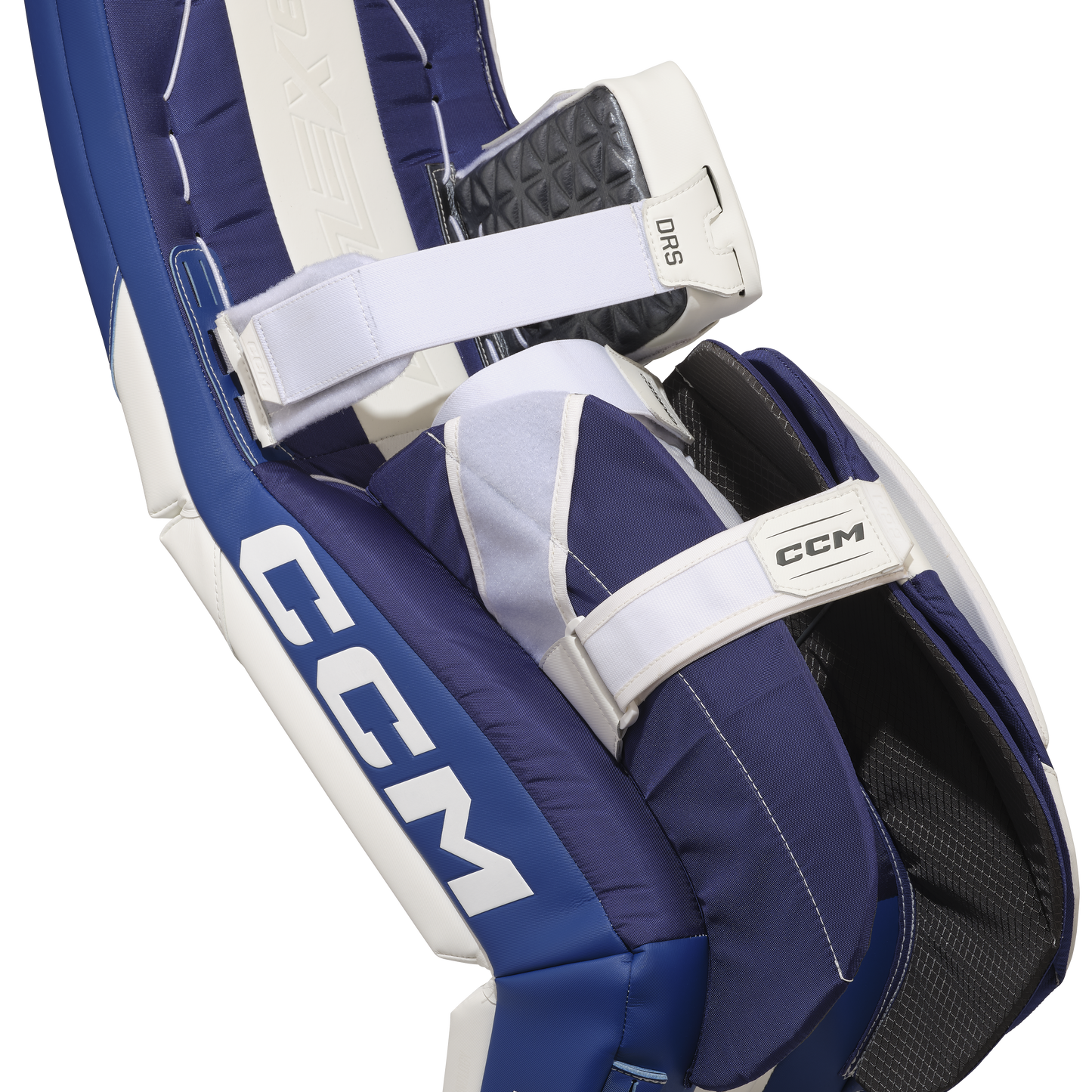 New CCM White E Flex 6.9 Goalie Leg Pads | 30+1" | #191520631901 - Top Flight Hockey