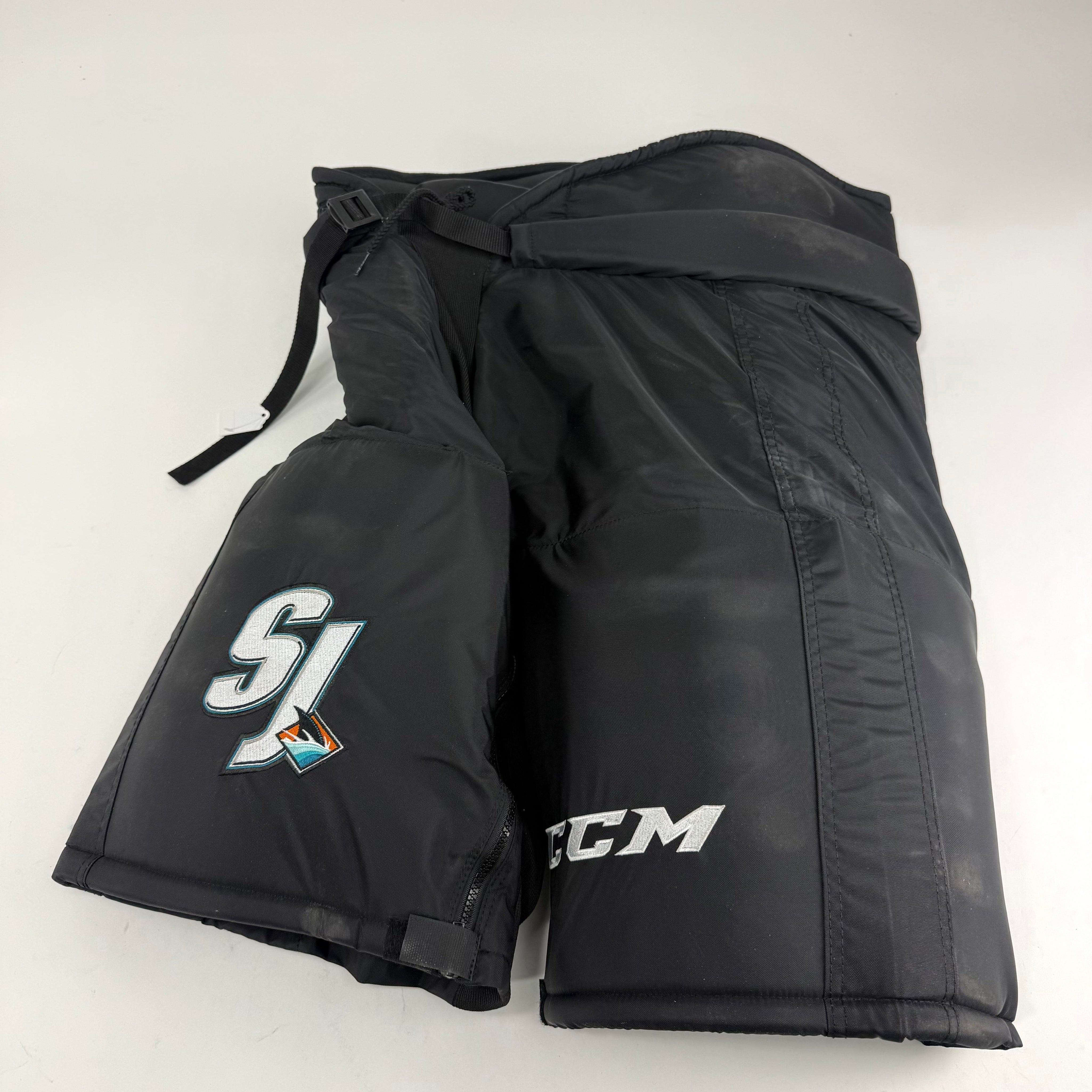 New Black San Jose CCM HP70X Pants | XL +2 | R588 - Top Flight Hockey