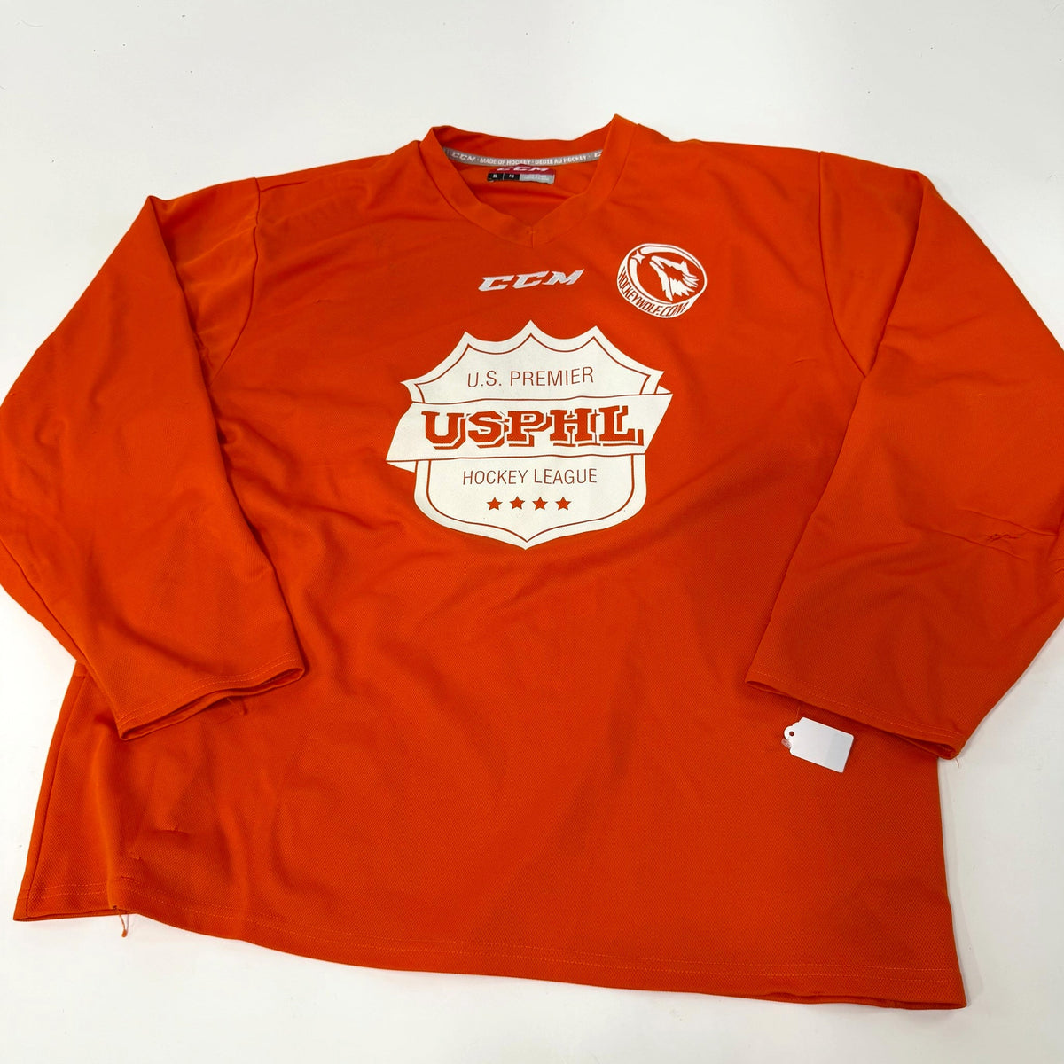Used Orange CCM USPHL Practice Jersey | Senior XL | AB503 - Top Flight Hockey