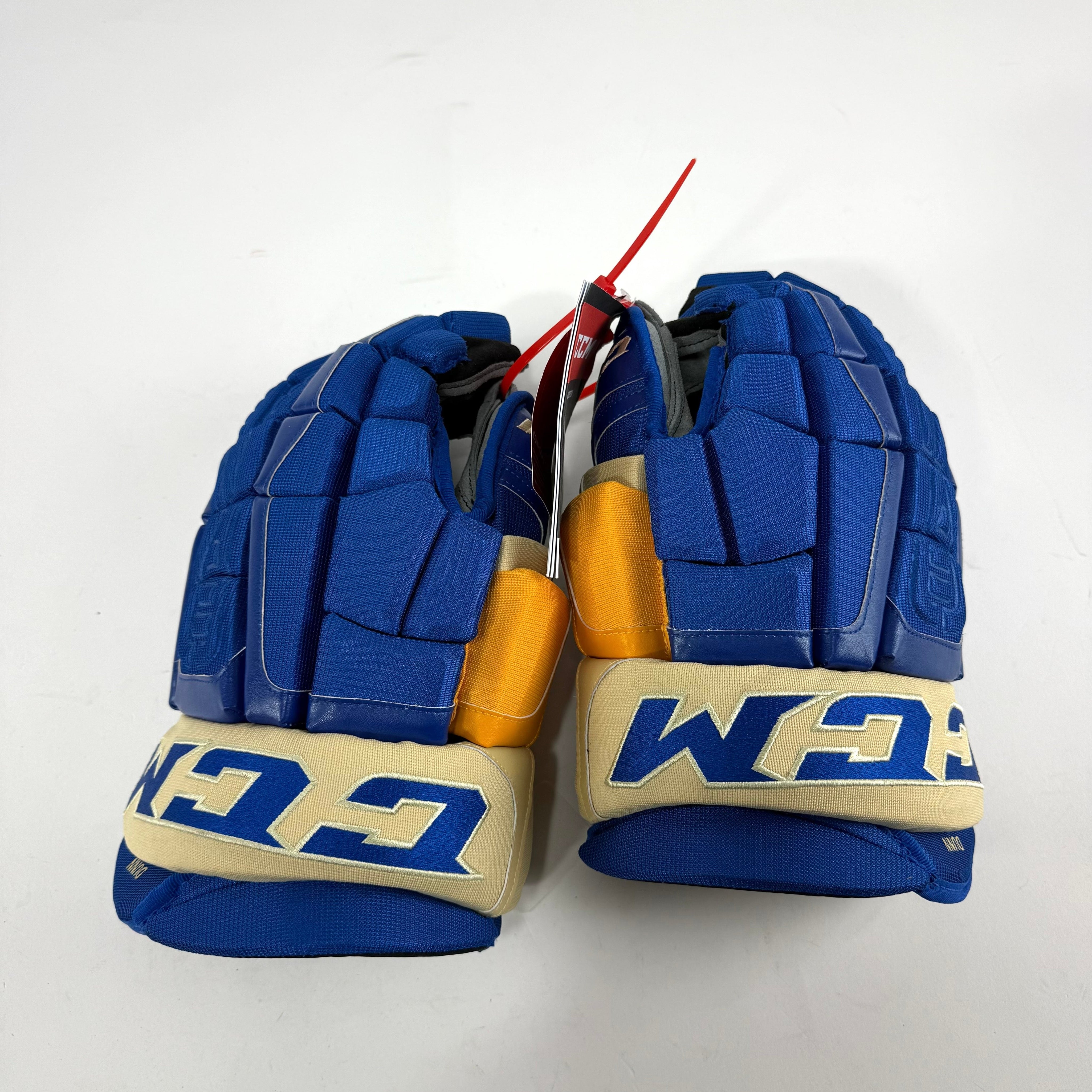 New Stl Blues Heritage CCM HGCL Gloves | 14" | Dunn | D121 - Top Flight Hockey