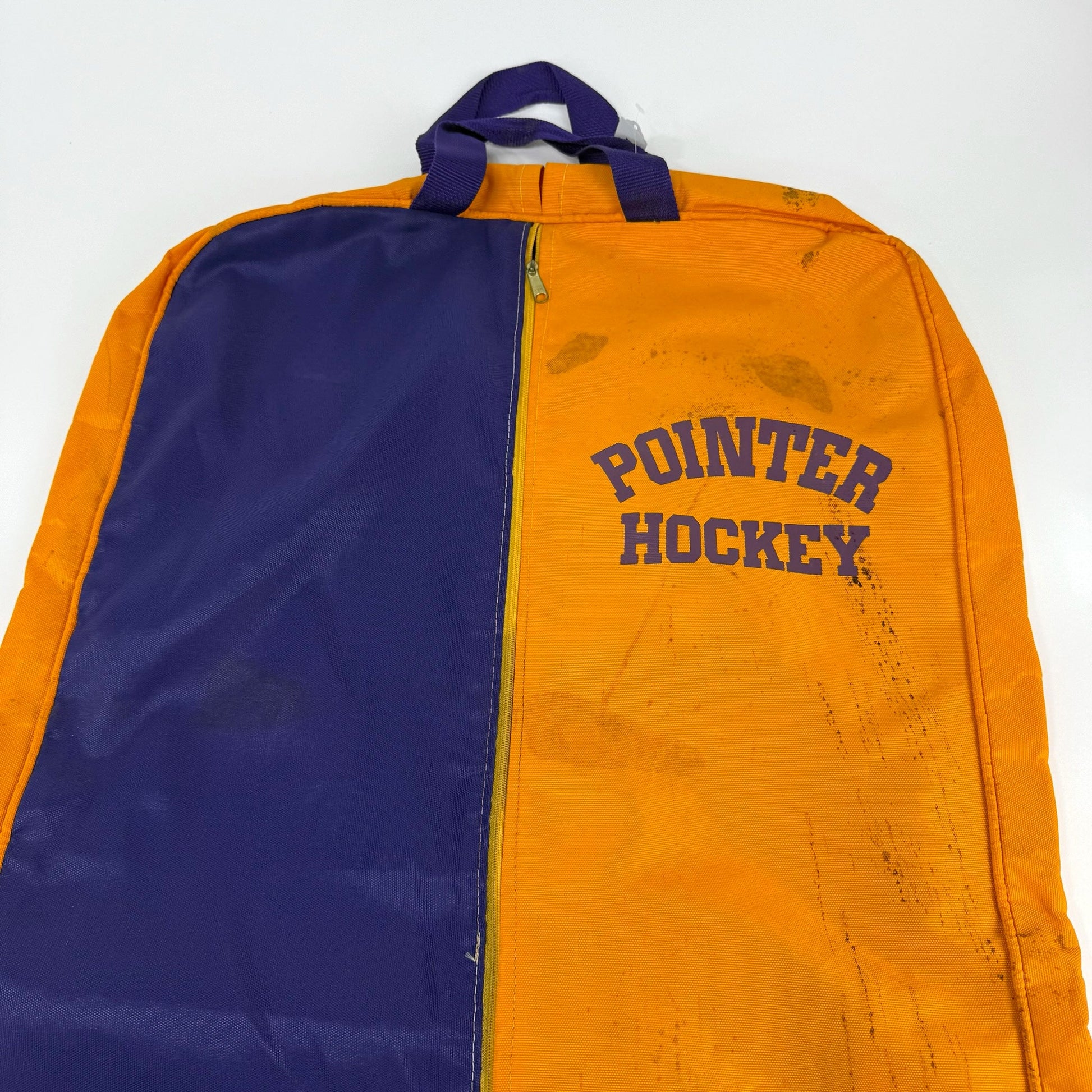 Used Yellow and Purple Pointers Hockey Jersey Bag | E350 - Top Flight Hockey