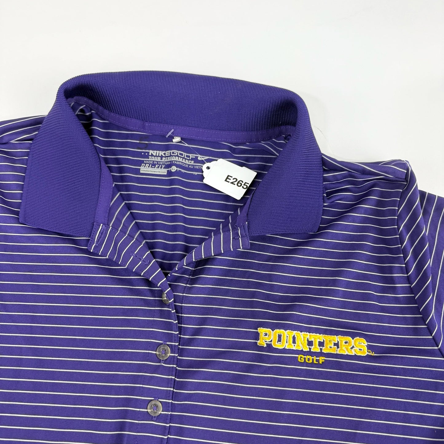 Used Purple Nike Womens UWSP Pointers Polo | Womens XL | E265 - Top Flight Hockey
