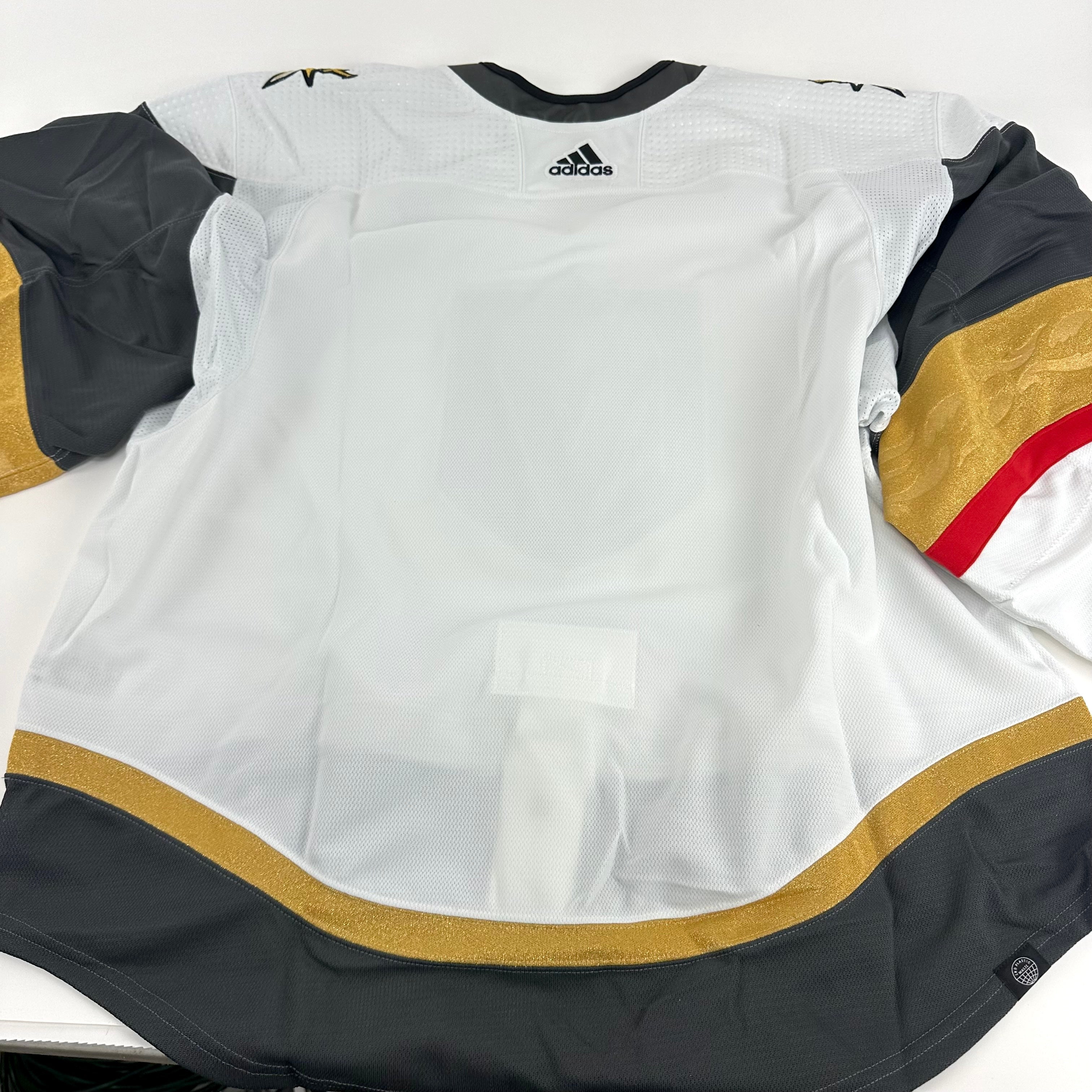 Brand New Away White Primegreen Vegas Golden Knights MIC Made in Canada Blank Game Jersey - Size 58G