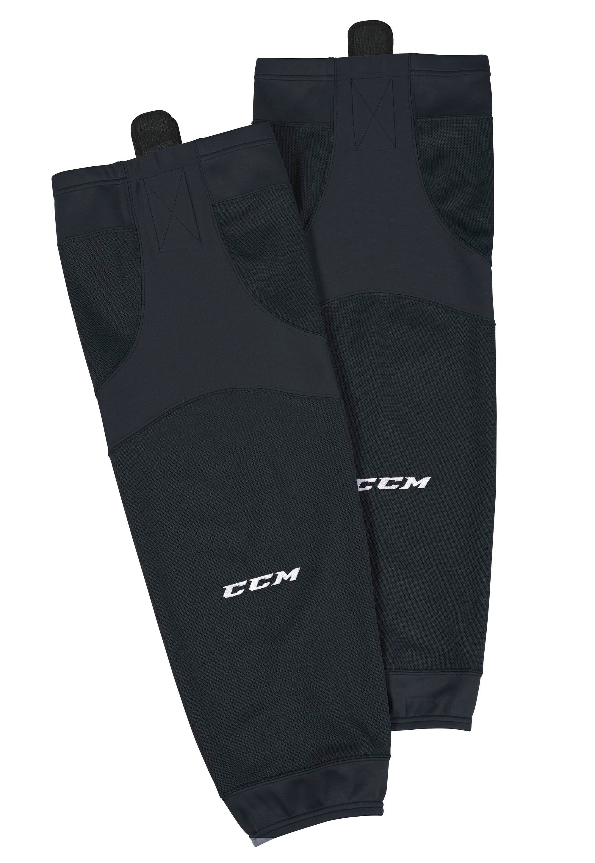 Black New Junior CCM SX6000 Socks with Velcro