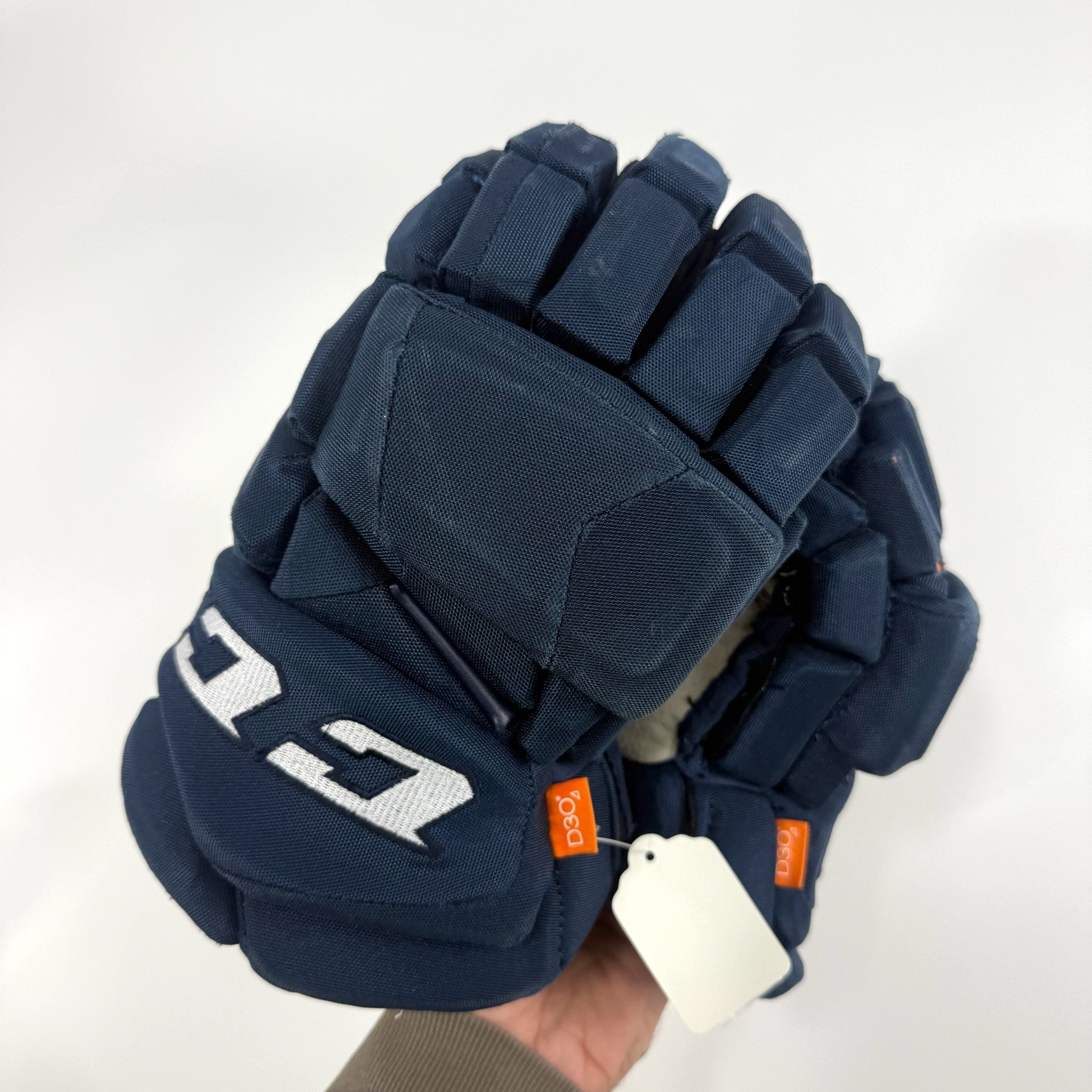 Used Navy CCM Jetspeed Pro Gloves | 13" | D378
