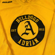 Used Adrian College Yellow Bauer Practice Jersey | Senior Medium