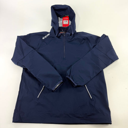 New Navy CCM Youth Anorak Jacket | Youth XL | #888600714790