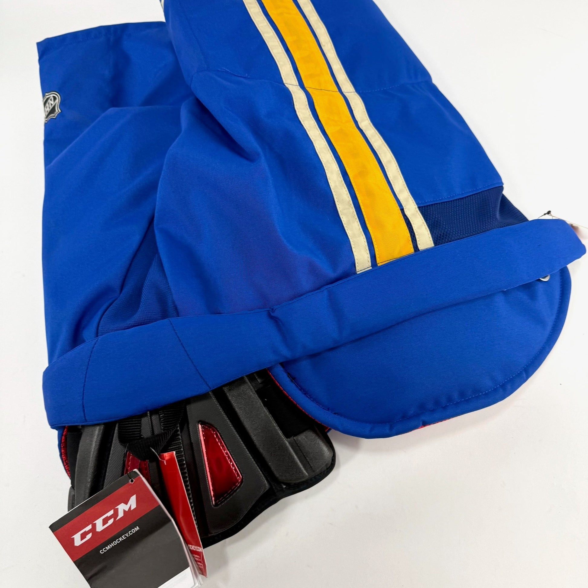 New STL Blues Heritage CCM HP45 Pants | Large | J637 - Top Flight Hockey