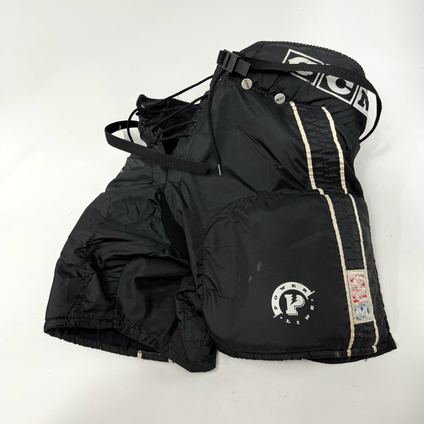 Used Black CCM Powerline Pants | Junior Large?? | AB491