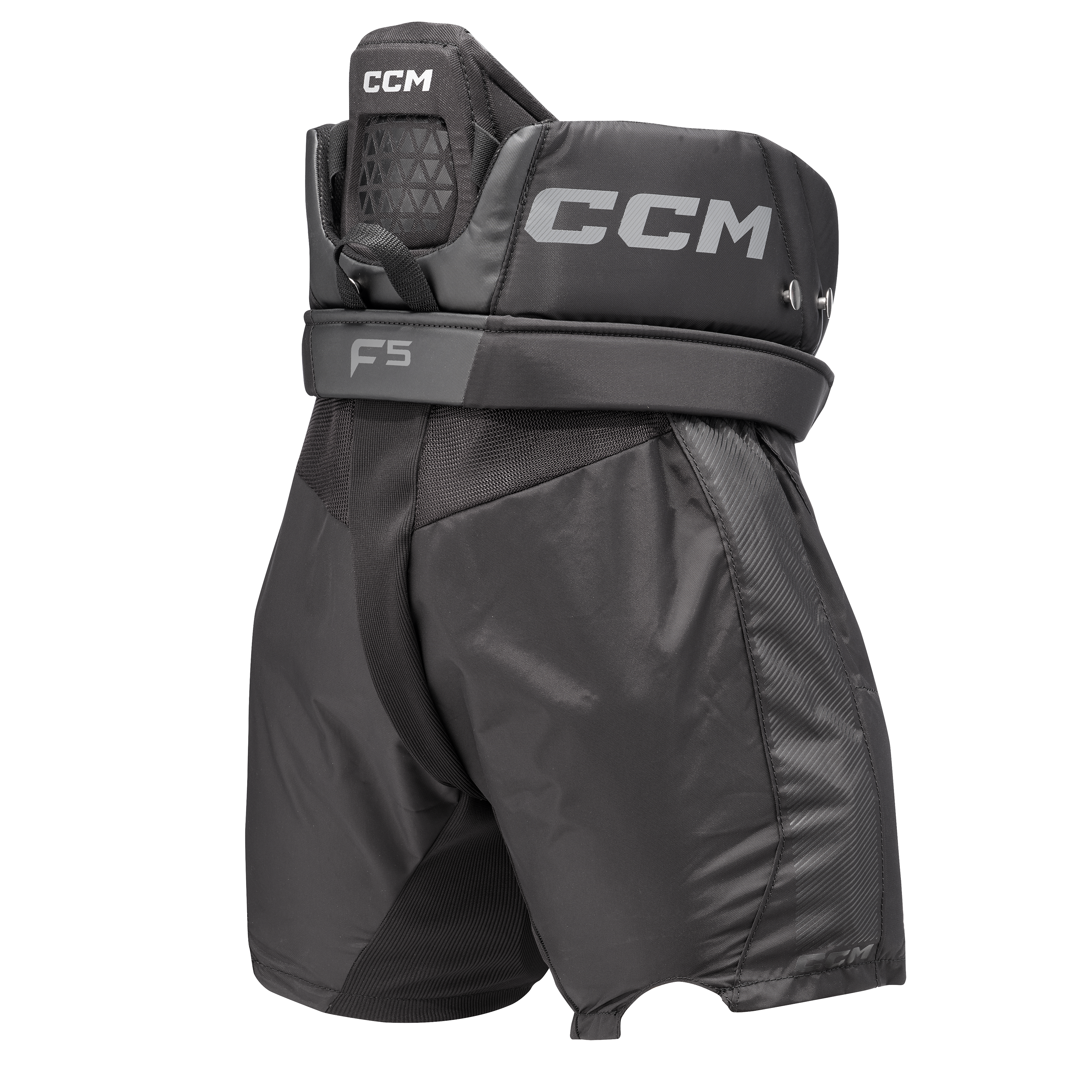 New CCM Black F5 Goalie Pant | Junior L | #191520791537 - Top Flight Hockey